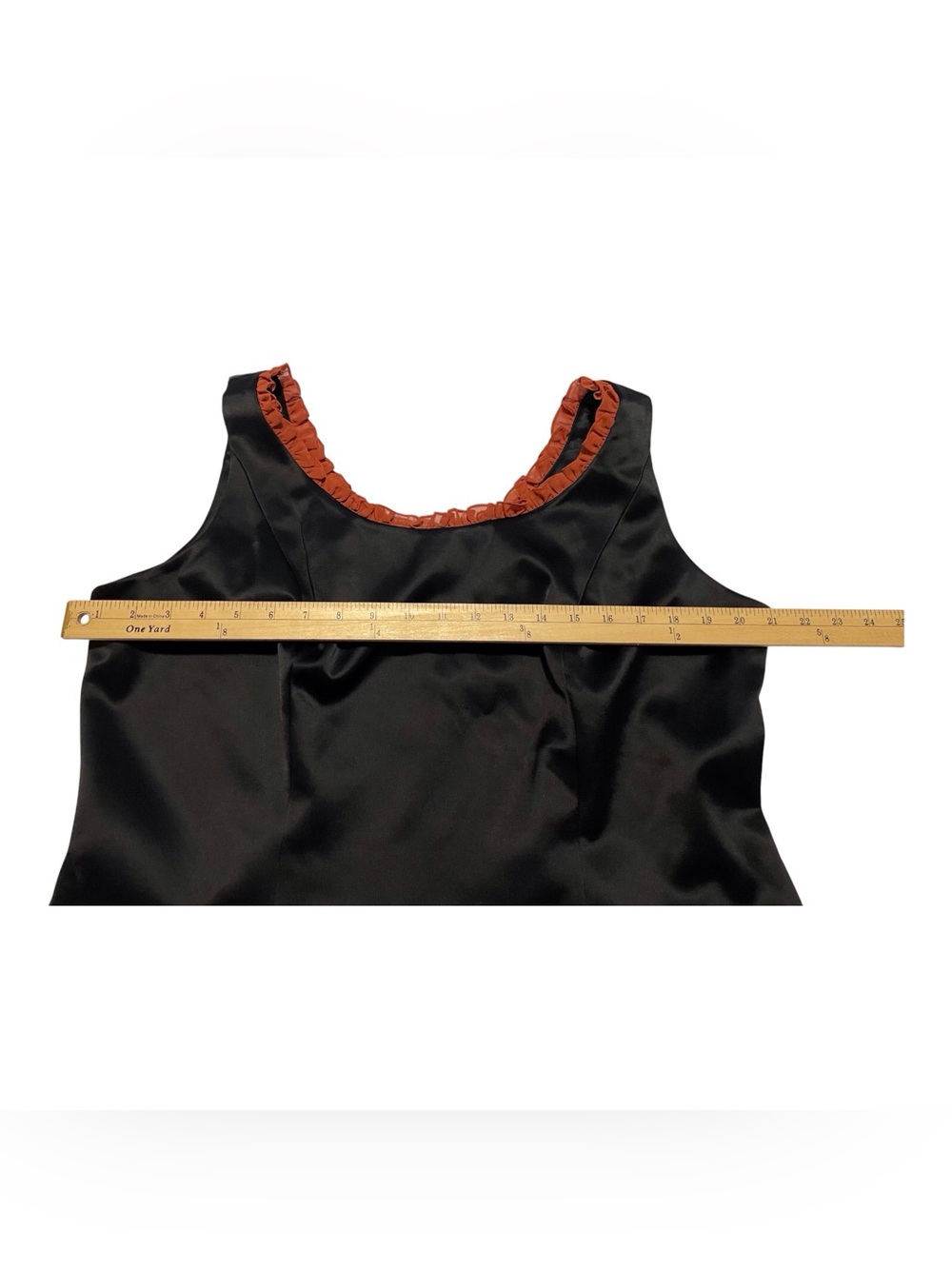 Louse Ricci Black Sleeveless Women’s Top with Ruffle, 16 - Picture 8 of 9